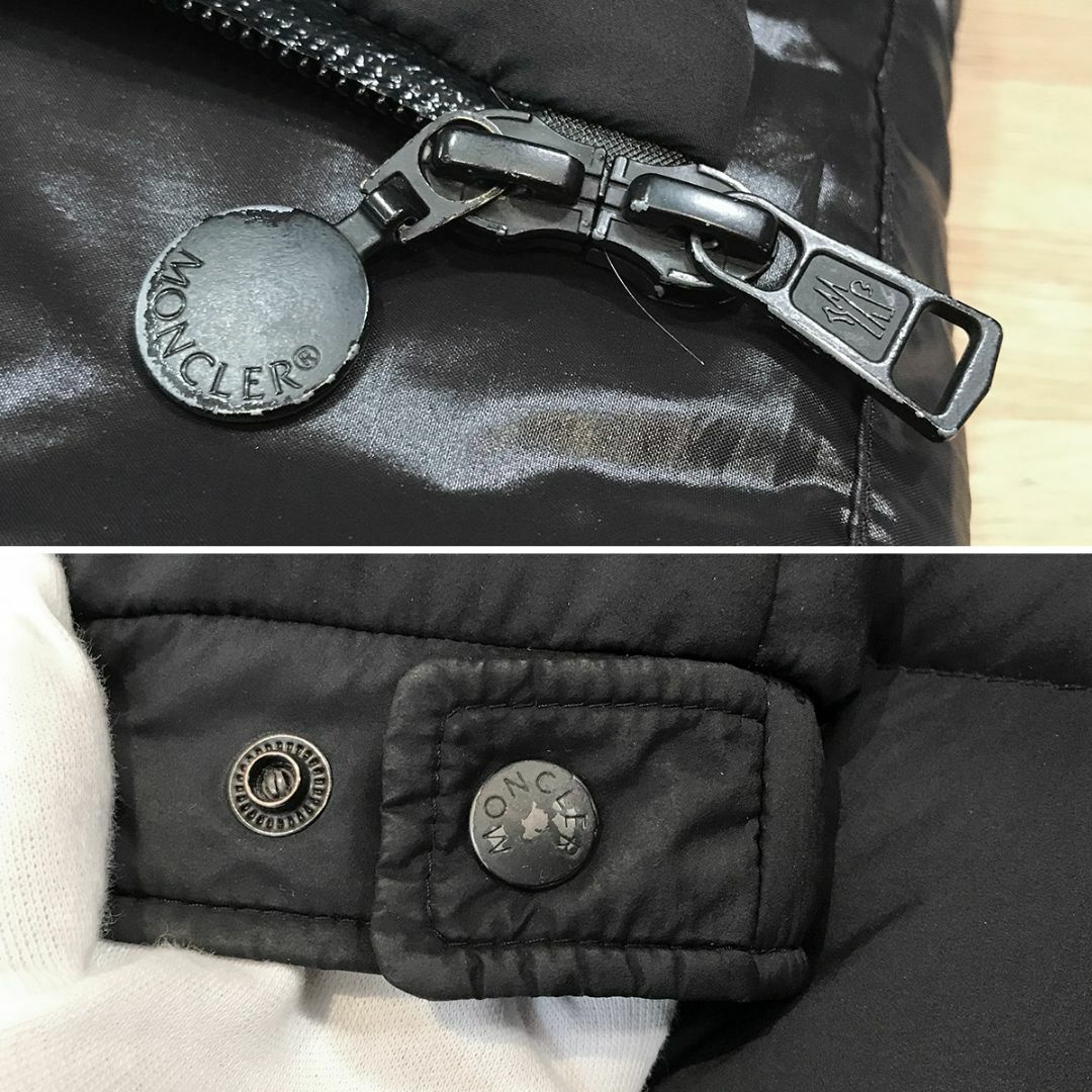 MONCLER(モンクレール)の良品 モンクレール MAURES マウレス 5 2XL ダウンジャケット 黒 メンズのジャケット/アウター(ダウンジャケット)の商品写真