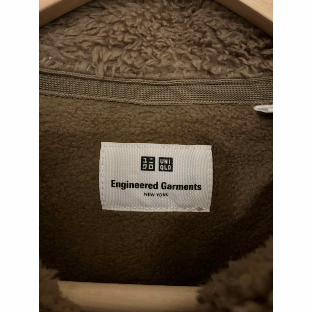 Engineered Garments(エンジニアードガーメンツ)のUNIQLO× ENGINEERED GARMENTS フリースベージュ M メンズのジャケット/アウター(ブルゾン)の商品写真