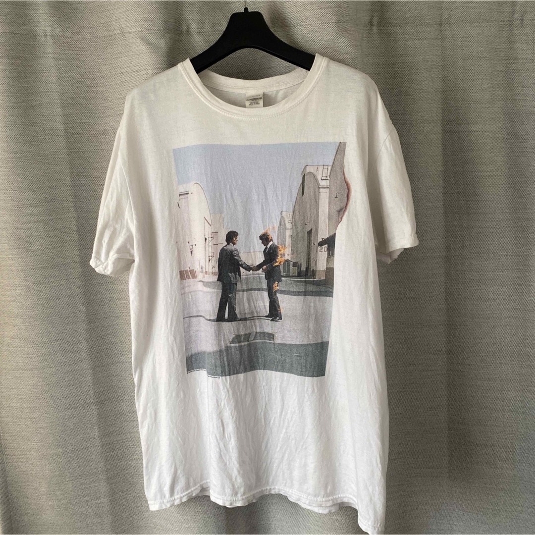 ピンクフロイド PINK FLOYD Tシャツ　炎 あなたがここにいてほしい メンズのトップス(Tシャツ/カットソー(半袖/袖なし))の商品写真