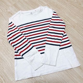 ユニクロ(UNIQLO)のボーダー　トップス(Tシャツ/カットソー)