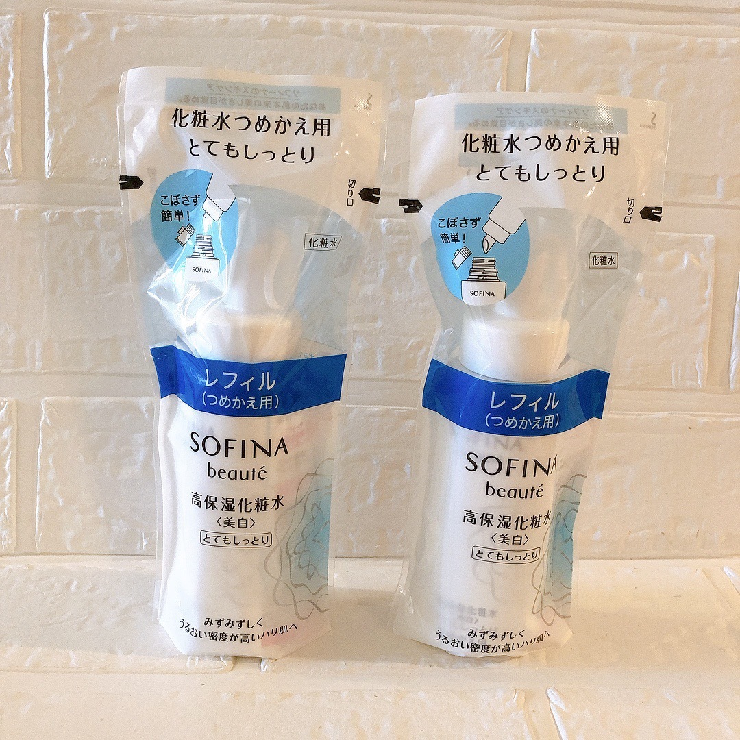 ソフィーナボーテ高保湿化粧水(美白) とてもしっとり つめかえ(130ml)２本