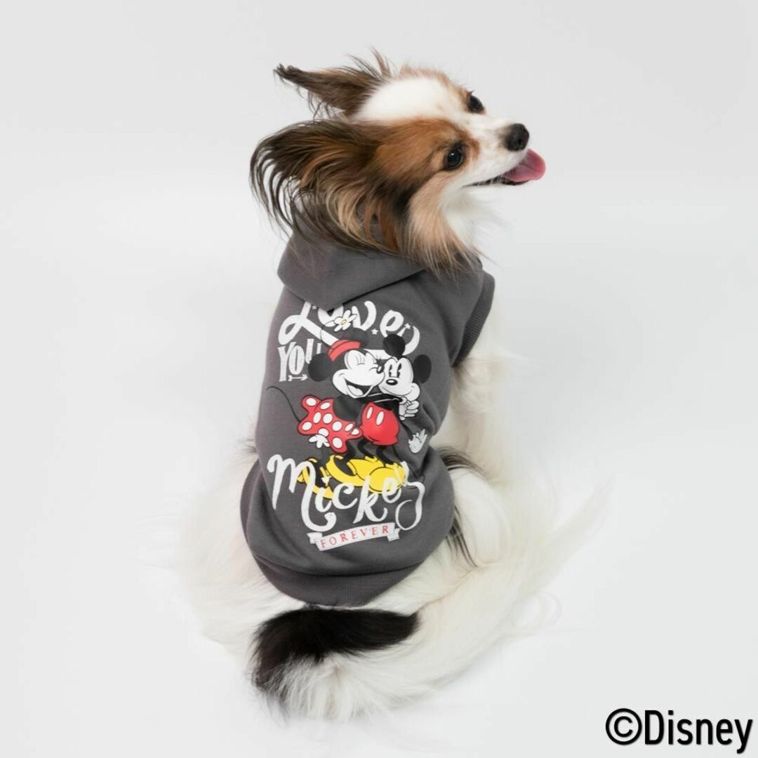 Disney(ディズニー)のDisney ミッキーミニ－パーカー グレー　5号 その他のペット用品(犬)の商品写真