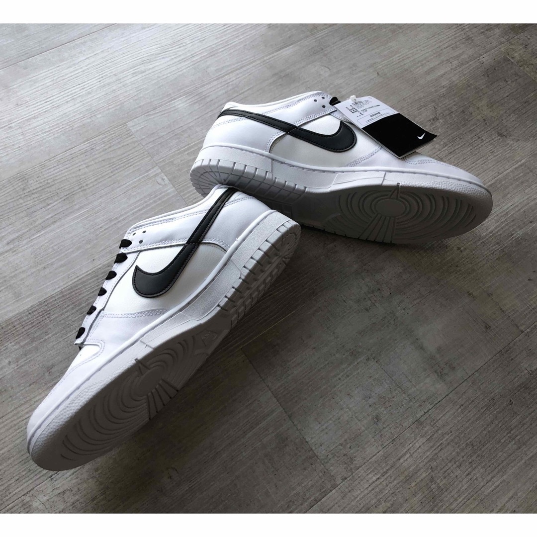 靴/シューズ【新品】NIKEダンク　LOW レトロ　ホワイト