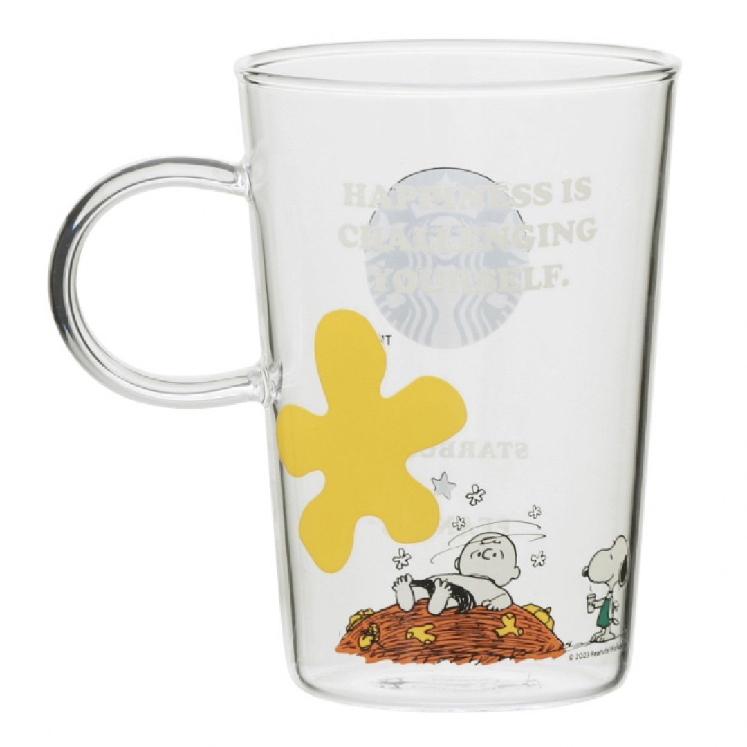 Starbucks Coffee(スターバックスコーヒー)のスターバックス　スヌーピー  コラボ　限定　グラスマグ　スタバ　PEANUTS インテリア/住まい/日用品のキッチン/食器(グラス/カップ)の商品写真