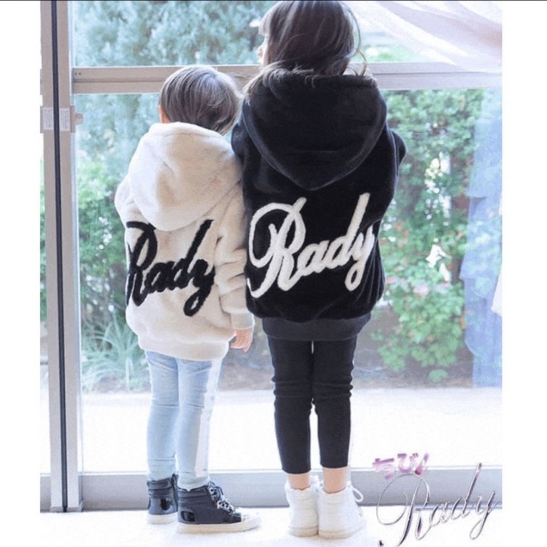 新品♡Rady♡ちびRady ファーフーディ　ブルゾン　パーカー　アウター