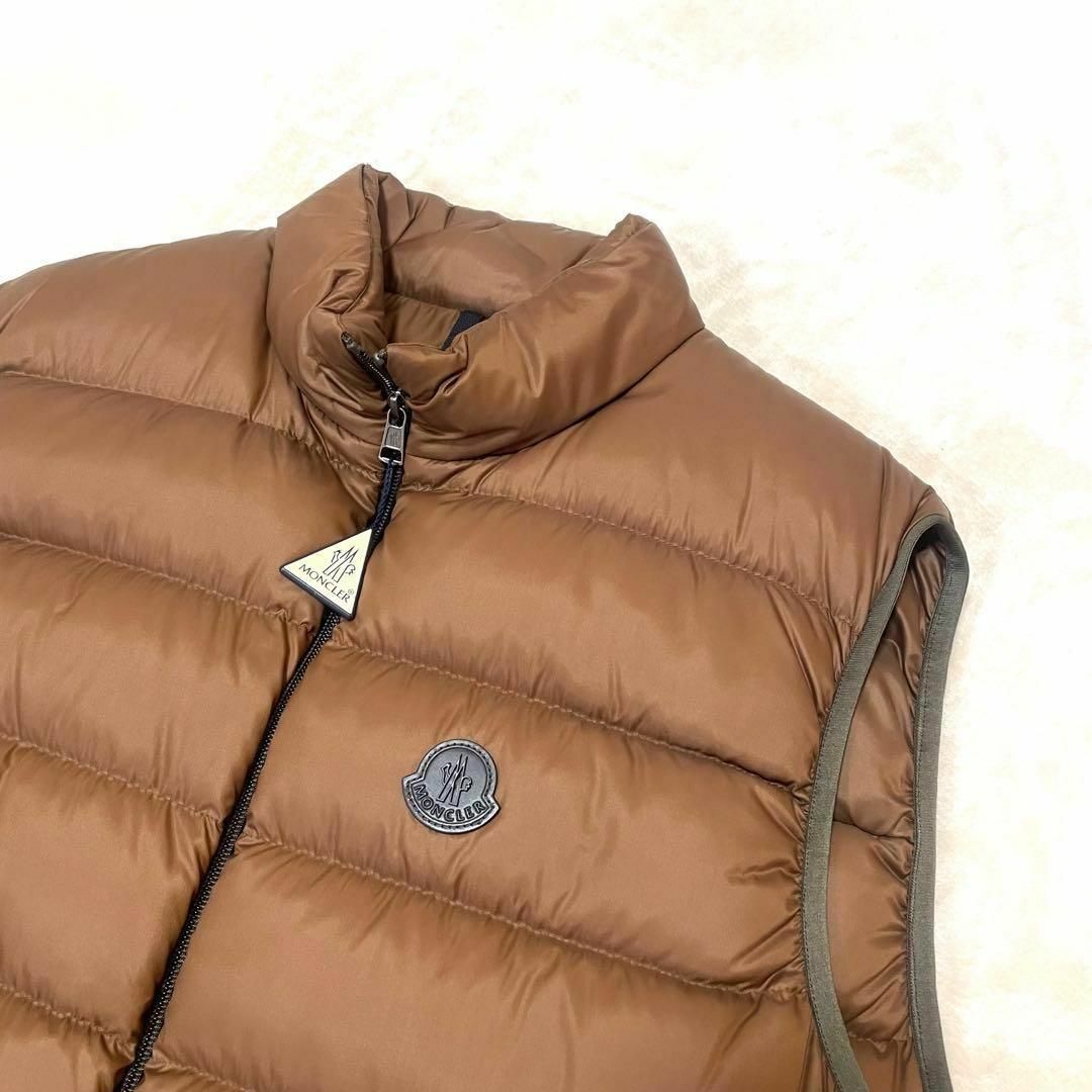 MONCLER - 新品☆MONCLER モンクレール ダウンベスト ブラウン 4 XL