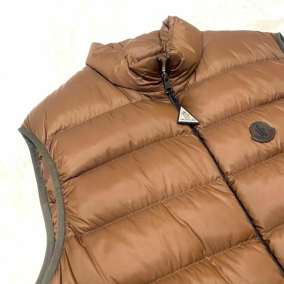 MONCLER - 新品☆MONCLER モンクレール ダウンベスト ブラウン 4 XL