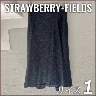 ストロベリーフィールズ(STRAWBERRY-FIELDS)のUSED使用品 STRAWBERRY-FIELDSストロベリーフィールズスカート(ひざ丈スカート)