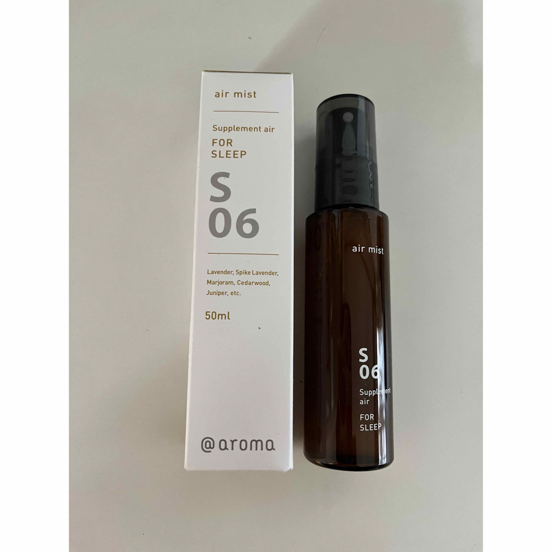 @aroma(アットアロマ)の【新品未使用】アットアロマ　エアミスト　 S06 スリープ(50mL) コスメ/美容のリラクゼーション(アロマスプレー)の商品写真