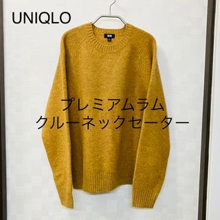 ユニクロ(UNIQLO)のUNIQLO プレミアムラムクルーネックセーター(ニット/セーター)