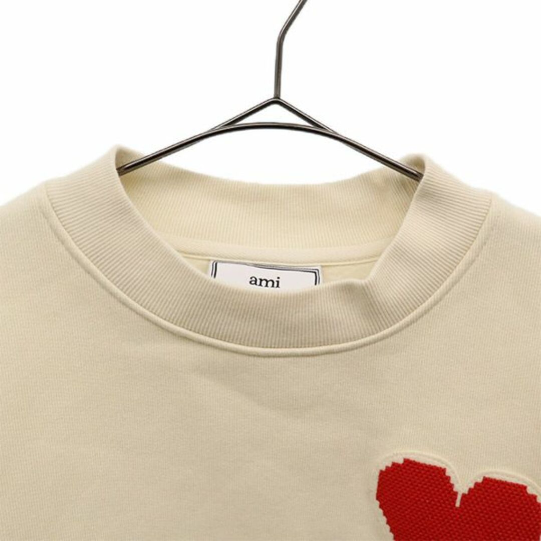 アミパリス ワッペン 長袖 スウェット XS ホワイト AMI PARIS アミパリス ワッペン 長袖 スウェット XS ホワイト AMI PARIS