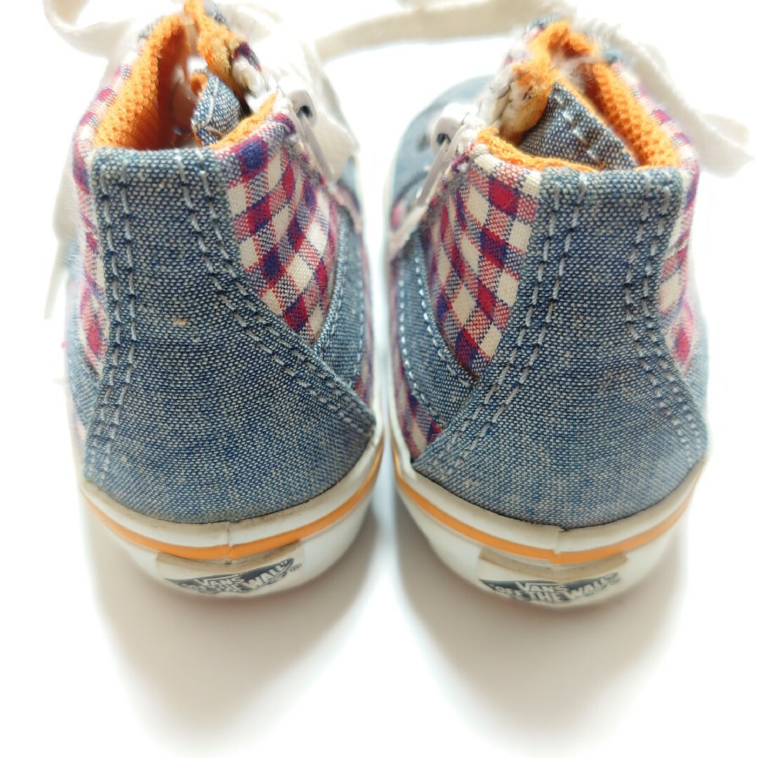 VANS(ヴァンズ)の美品【14cm】VANS 子供 靴 ベビーシューズ バンズ 女の子 男の子 キッズ/ベビー/マタニティのベビー靴/シューズ(~14cm)(スニーカー)の商品写真