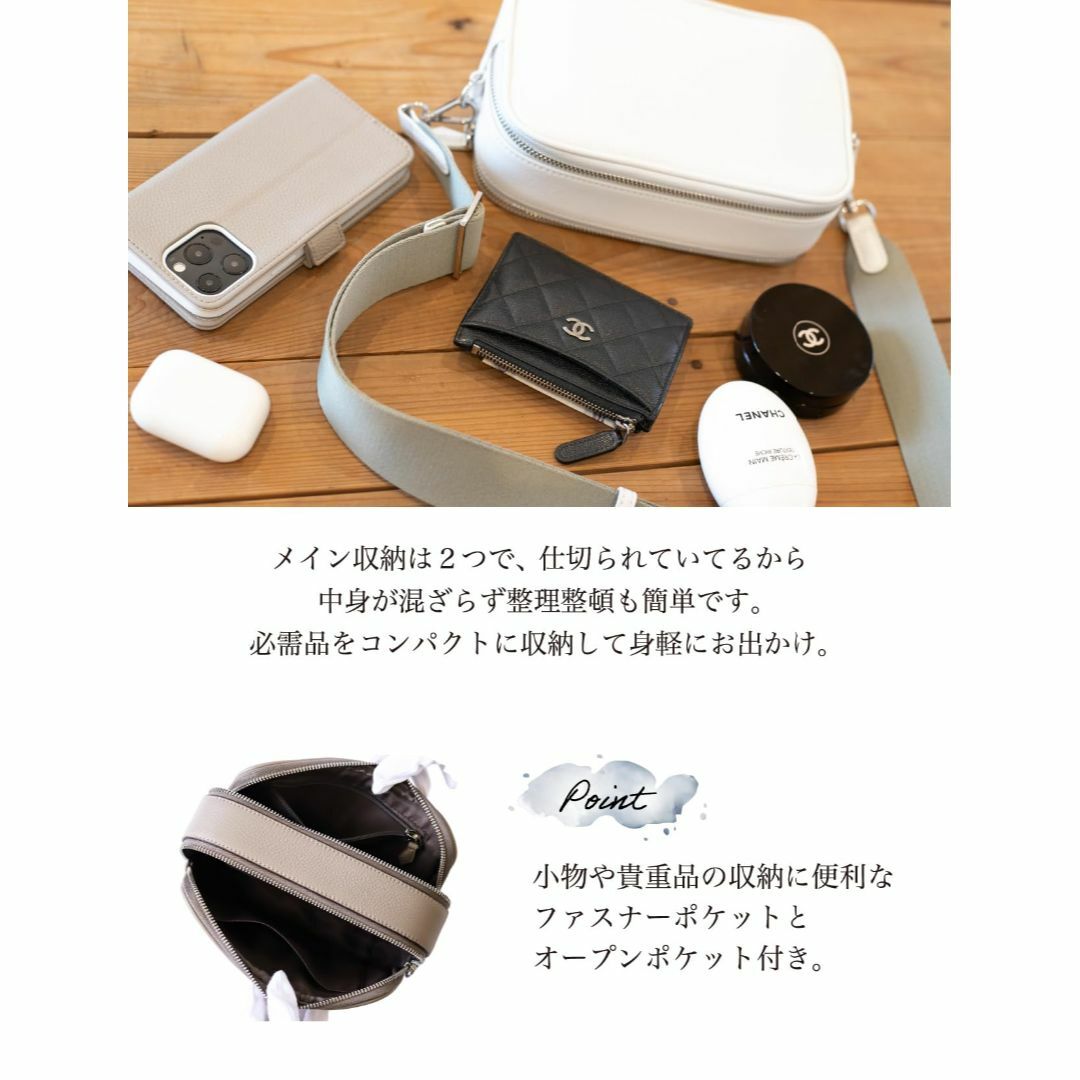 [QUAY] [イマイバッグ] 本革 シンプル ミニショルダーバッグ 【ショルダ