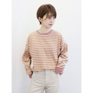 アングリッド(Ungrid)のungrid マルチボーダーロングスリーブTee(Tシャツ(長袖/七分))