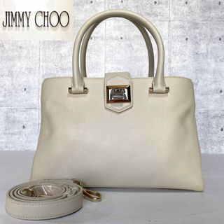 ジミーチュウ(JIMMY CHOO)の【JIMMY CHOO】MARIANNE/S リネン 2WAY ハンドバッグ(ハンドバッグ)