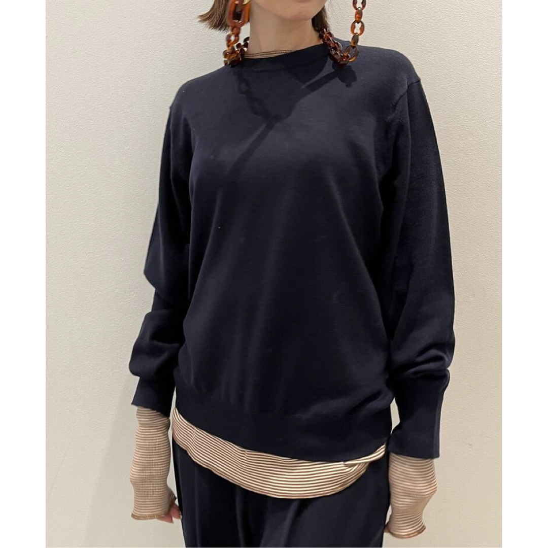 L'Appartement DEUXIEME CLASSE(アパルトモンドゥーズィエムクラス)のL'Appartement アパルトモン　C/N Knit Pullover レディースのトップス(ニット/セーター)の商品写真