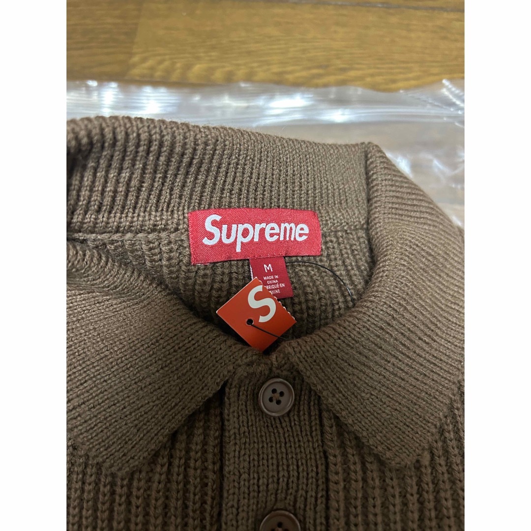 Supreme - Supreme small box polo sweater brown Mの通販 by りょたお ...