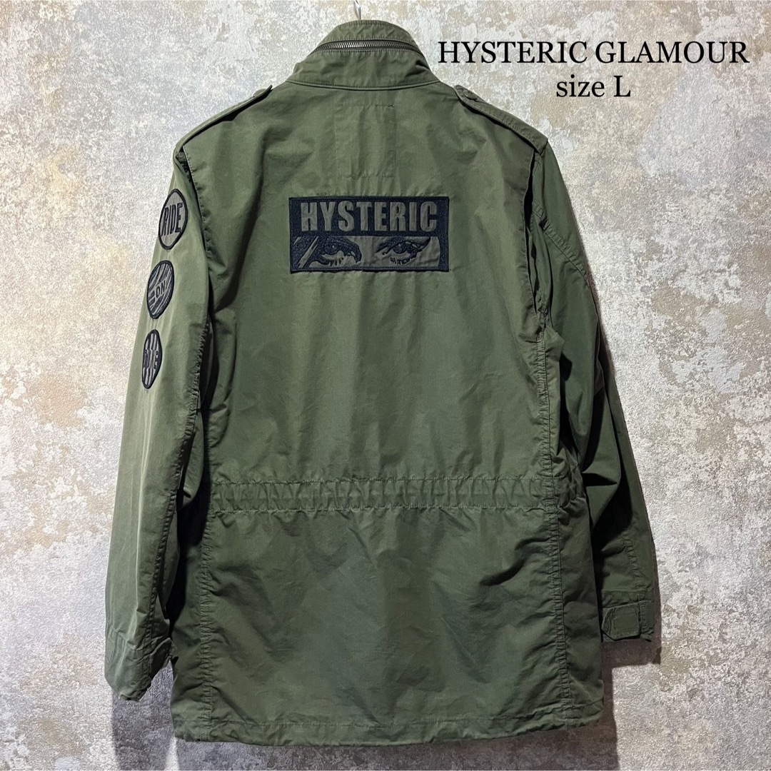 HYSTERIC GLAMOUR(ヒステリックグラマー)のHYSTERIC GLAMOUR ヒステリックグラマー フィールドジャケット メンズのジャケット/アウター(ミリタリージャケット)の商品写真