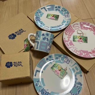 アルバローザ(ALBA ROSA)の新品　アルバローザ　お皿3枚　マグカップ1個　セット(食器)