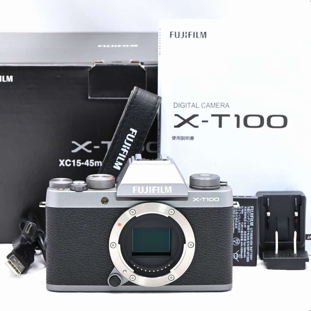 スマホ/家電/カメラFUJIFILM X-T100 ボディ ダークシルバー