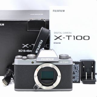 フジフイルム(富士フイルム)のFUJIFILM X-T100 ボディ ダークシルバー(ミラーレス一眼)