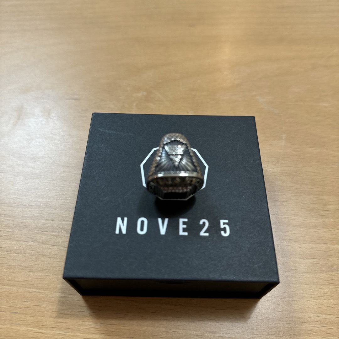 新品　NOVE25  ストーンリング　指輪　シルバー925  イタリア製 メンズのアクセサリー(リング(指輪))の商品写真