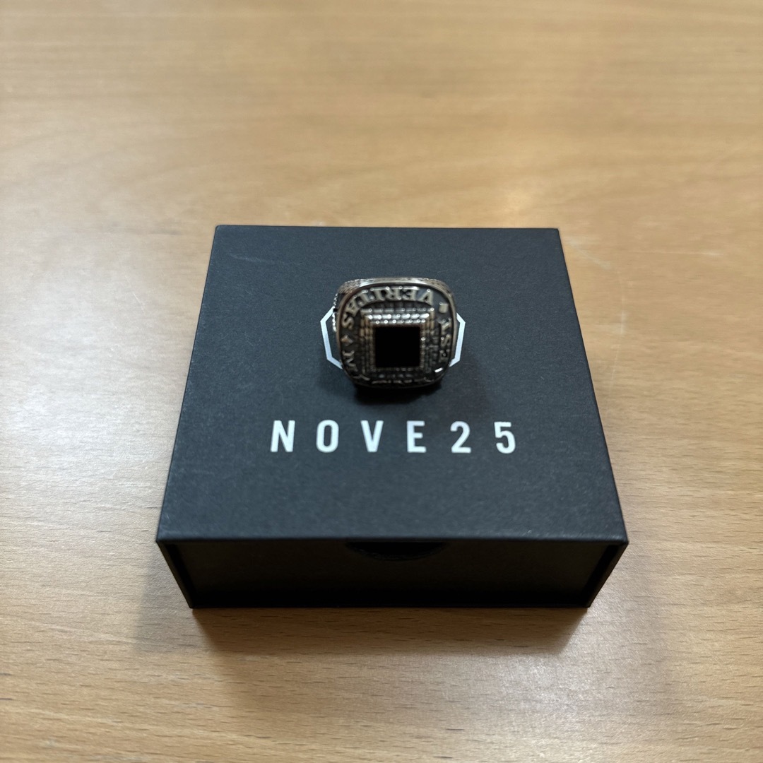 新品　NOVE25  ストーンリング　指輪　シルバー925  イタリア製 メンズのアクセサリー(リング(指輪))の商品写真