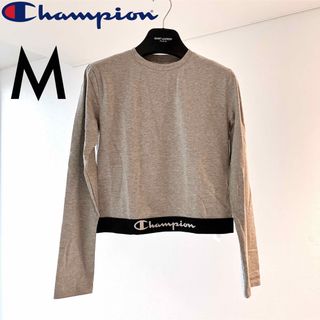 チャンピオン(Champion)のChampion クロップ丈ロングTシャツCW4-Q501 長袖チャンピオン(Tシャツ(長袖/七分))