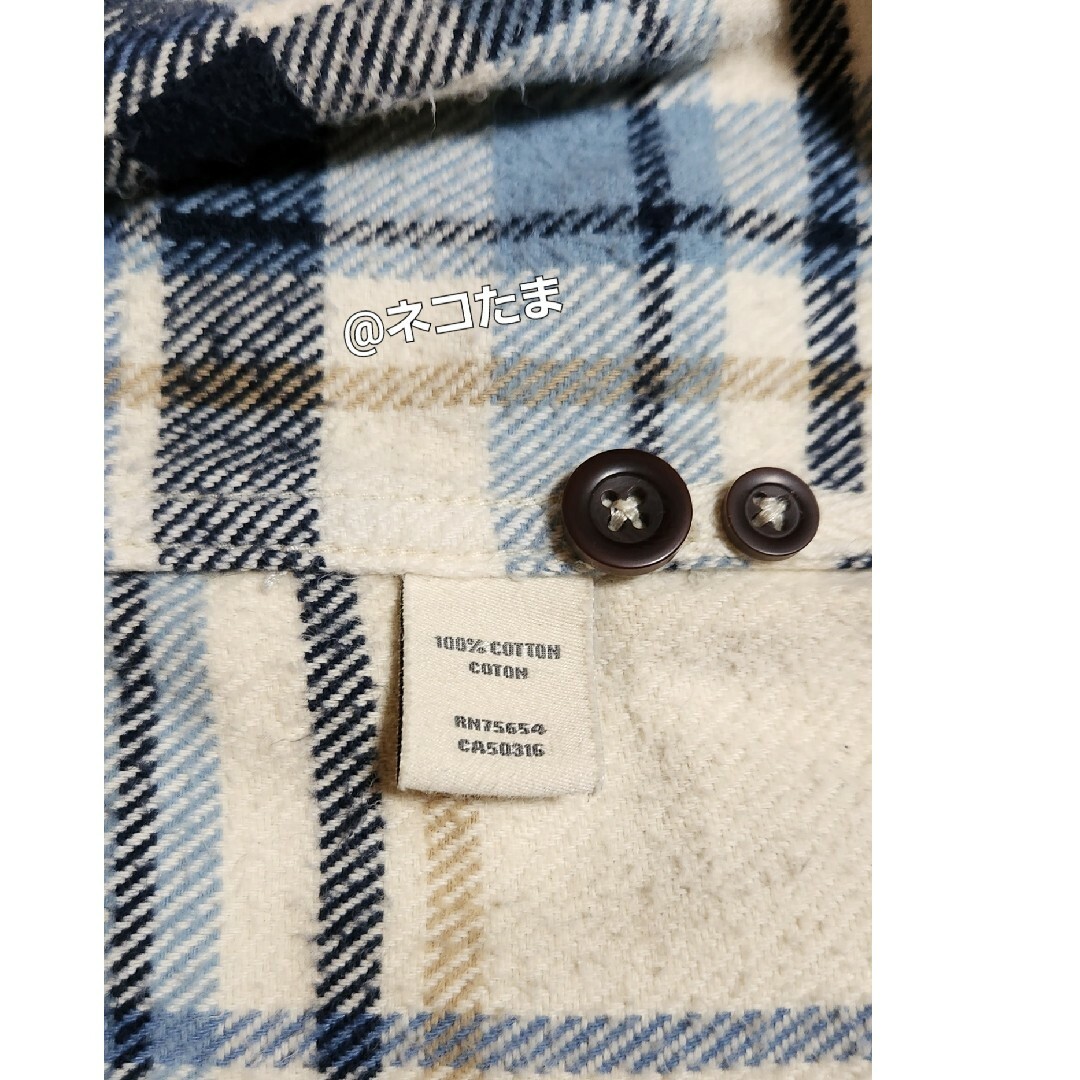 Abercrombie&Fitch(アバクロンビーアンドフィッチ)の【美品】Abercrombie & Fitch　チェック　厚手ネルシャツ　M メンズのトップス(シャツ)の商品写真