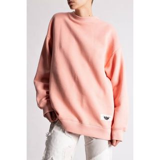 アクネストゥディオズ(Acne Studios)のAcne studios スウェット　トレーナー　ピンク　オーバーサイズ(トレーナー/スウェット)