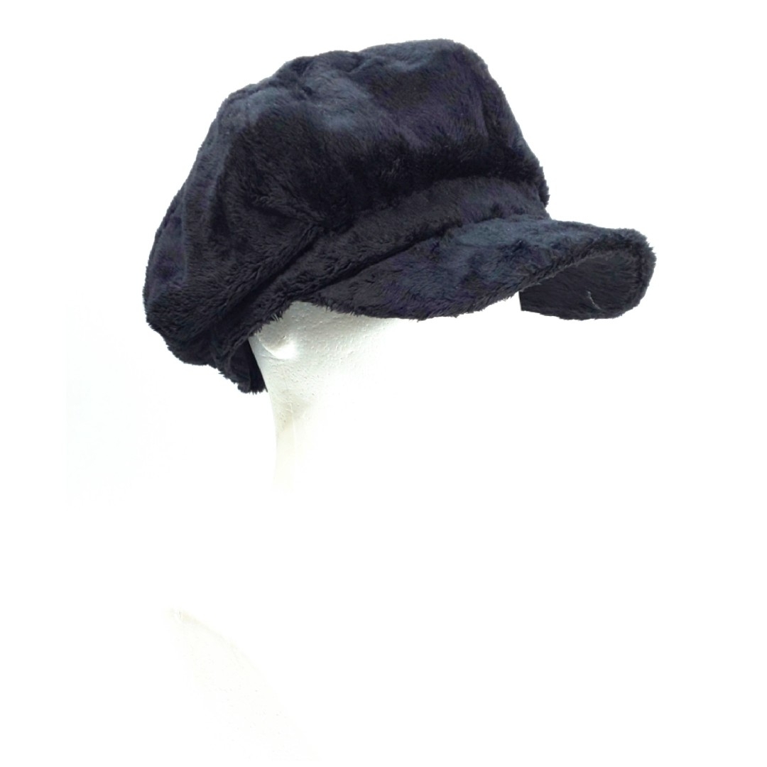 Wool ファーキャスケット black帽子【新品未使用】 レディースの帽子(キャスケット)の商品写真