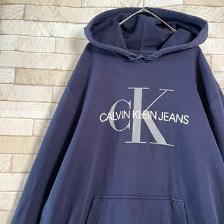 Calvin Klein - 美品 カルバンクライン ロゴスウェット プルオーバー