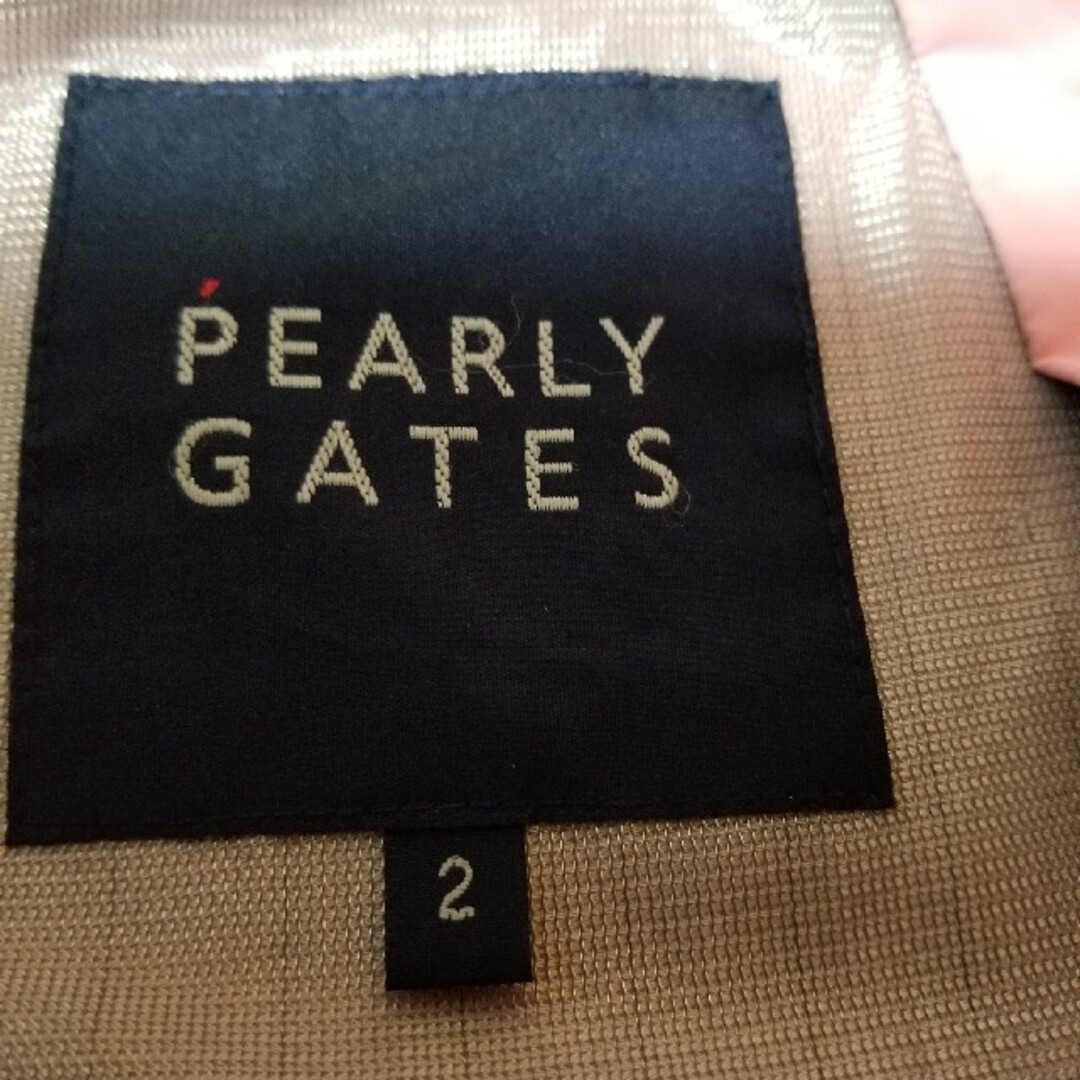 PEARLY GATES(パーリーゲイツ)のパーリーゲイツ　ジャケット　レディース　サイズ2 スポーツ/アウトドアのゴルフ(ウエア)の商品写真