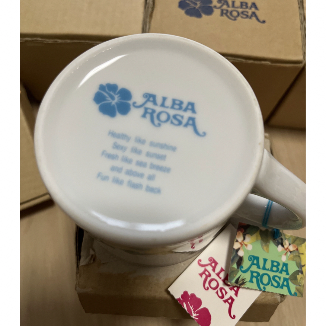 ALBA ROSA(アルバローザ)の新品　タグ付　アルバローザ　マグカップ インテリア/住まい/日用品のキッチン/食器(グラス/カップ)の商品写真