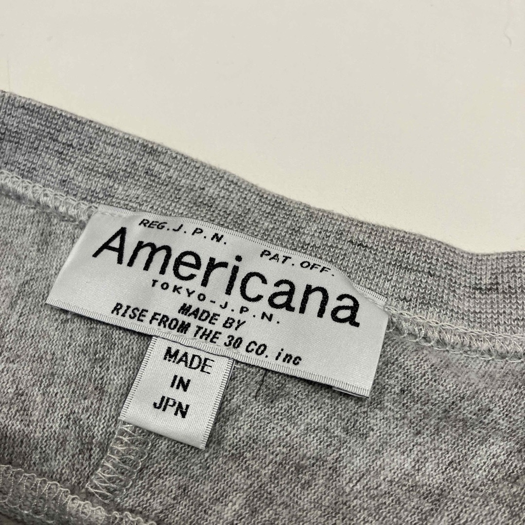 AMERICANA(アメリカーナ)のAmericana アメリカーナ　ロゴ　カットソー　フットボールT レディースのトップス(Tシャツ(長袖/七分))の商品写真