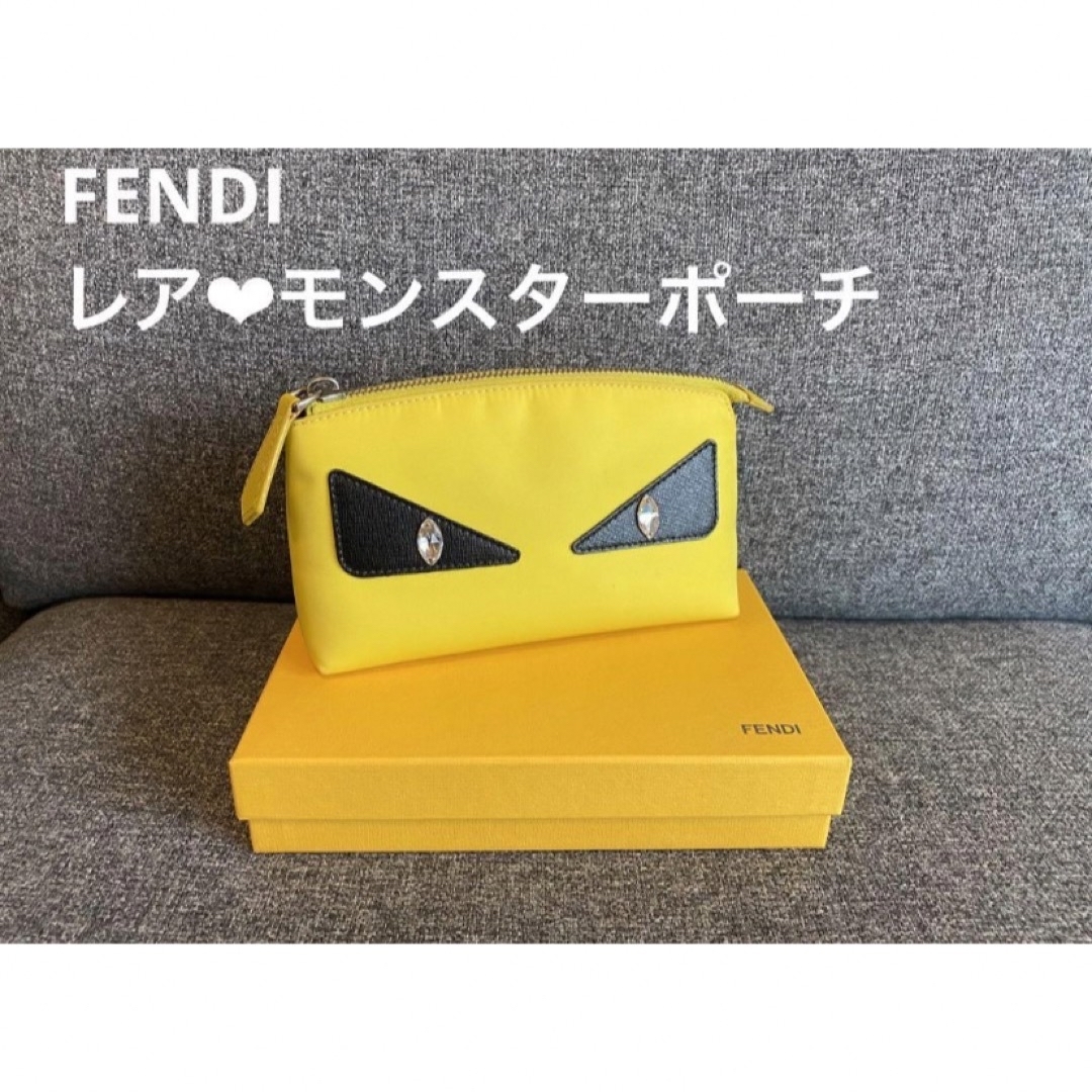 ポーチFENDI フェンディ◆ モンスターポーチ 国内正規店舗購入品♪