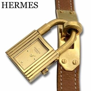 HERMES エルメス レディース腕時計 ケリーウォッチ KE1.201 リザードベルト ネイビー文字盤 クォーツ