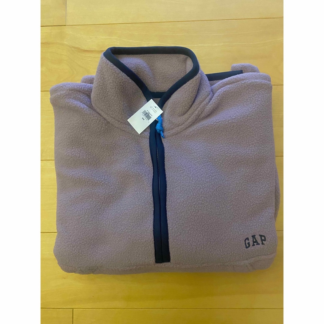 GAP アークティックフリース ハーフジップアップ プルオーバー　パープル　xs