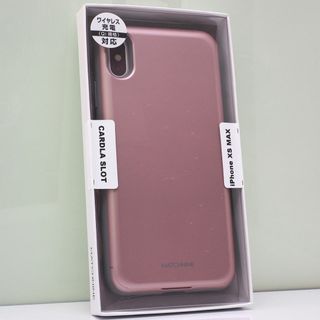 iPhone XS Max用 MATCHNINE カード収納 ケース ローズ(iPhoneケース)