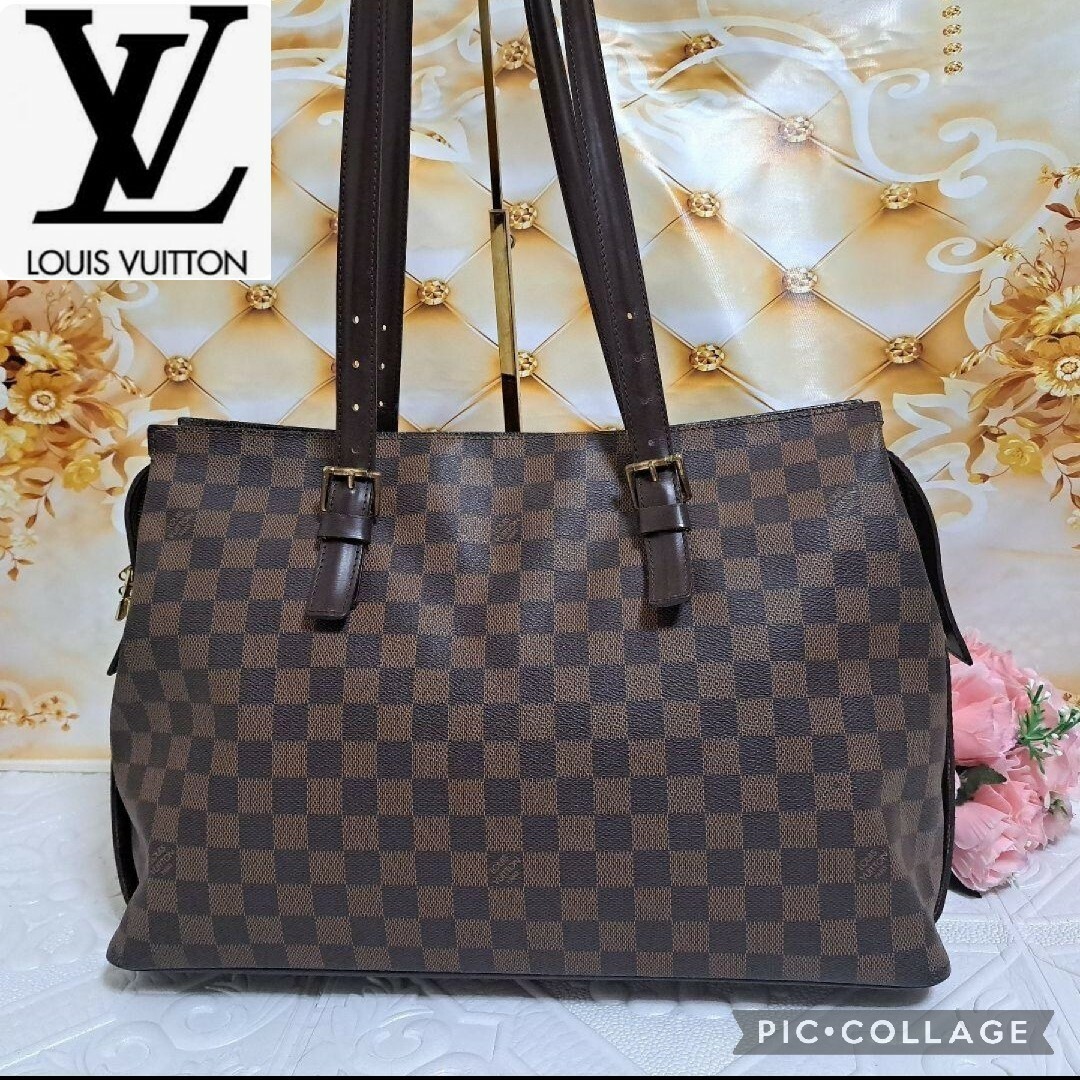 LOUIS VUITTON - ①ルイヴィトン ダミエ トート ショルダー バッグ