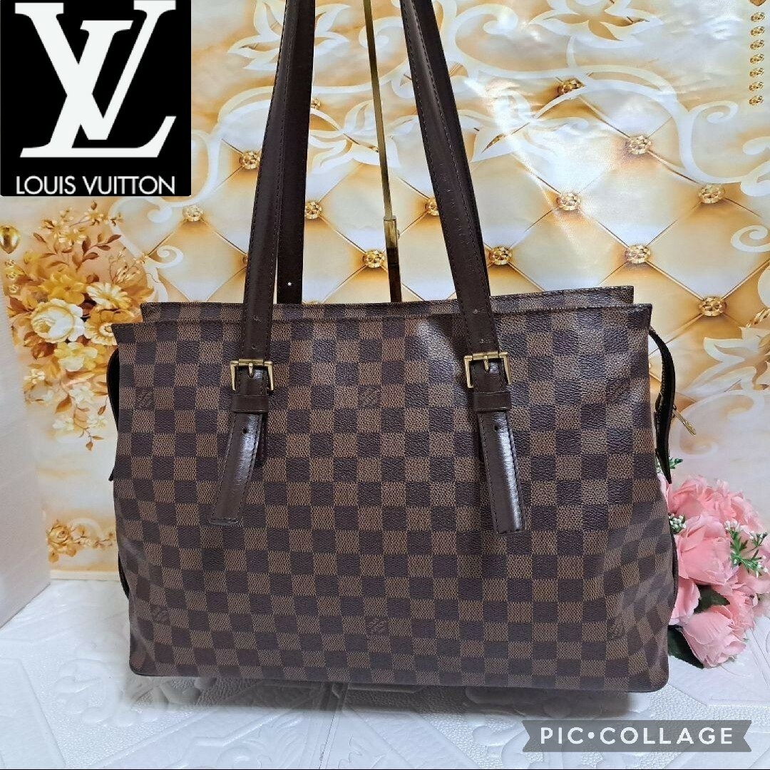 LOUIS VUITTON - ②ルイヴィトン ダミエ トート ショルダー バッグ