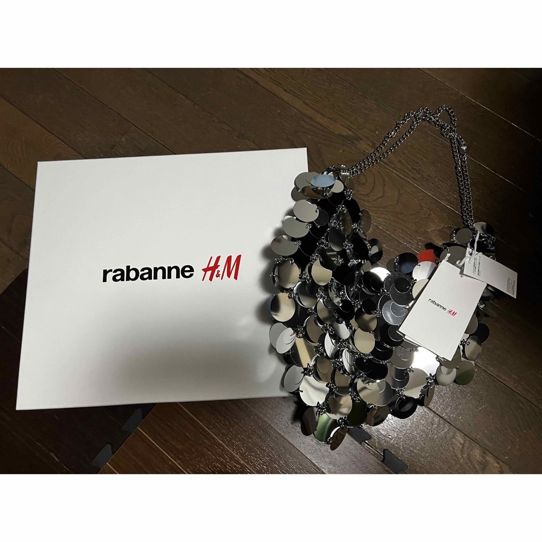 H&M rabanne コラボバッグ シルバー H&M rabanne コラボバッグ シルバー
