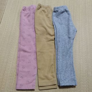 ユニクロ(UNIQLO)の裏起毛パンツ☆3枚セット(パンツ/スパッツ)