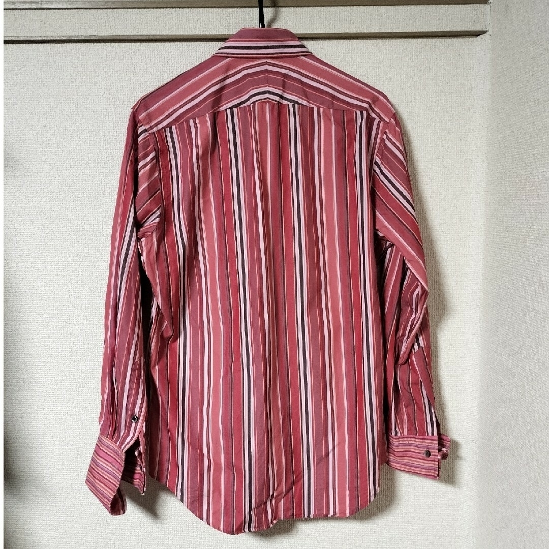 Paul Smith(ポールスミス)の赤マルチストライプ　ポールスミスシャツMサイズ メンズのトップス(シャツ)の商品写真