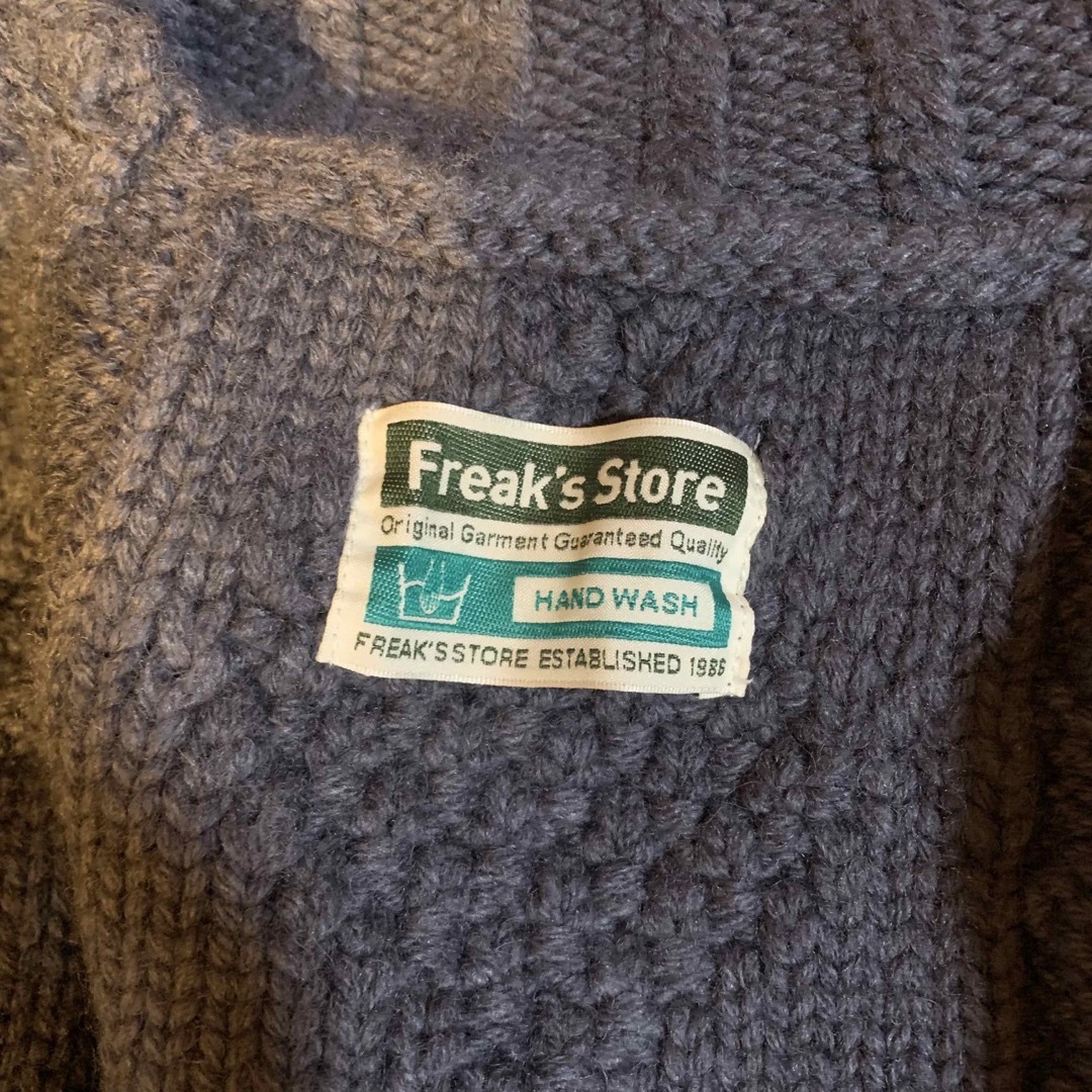 FREAK'S STORE(フリークスストア)の美品　FREAKS STORE フリークスストア　フィッシャーマンカーディガン メンズのトップス(カーディガン)の商品写真