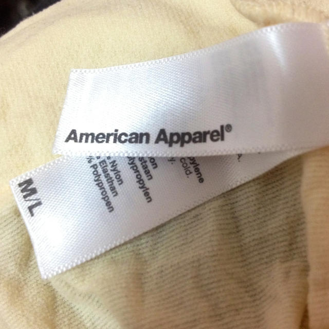 American Apparel(アメリカンアパレル)のアメアパ♡ラインタイツ レディースのレッグウェア(タイツ/ストッキング)の商品写真