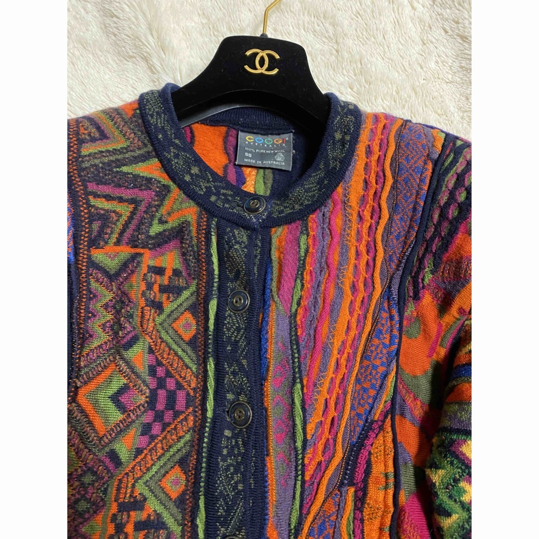 COOGI ♡人気90's 3Dニットカーディガン　オーストラリア製　菅田将暉