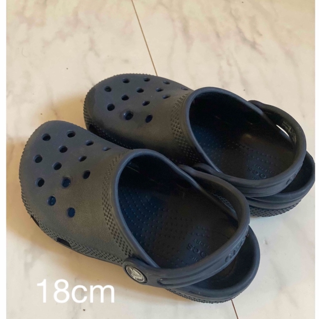 crocs(クロックス)のクロックス　キッズ　サンダル　18cm キッズ/ベビー/マタニティのキッズ靴/シューズ(15cm~)(サンダル)の商品写真