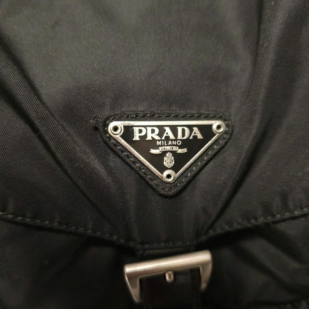 PRADA プラダ リュック 白タグあり ロゴ刻印 三角ロゴ ナイロン PRADA プラダ リュック 白タグあり ロゴ刻印 三角ロゴ ナイロン