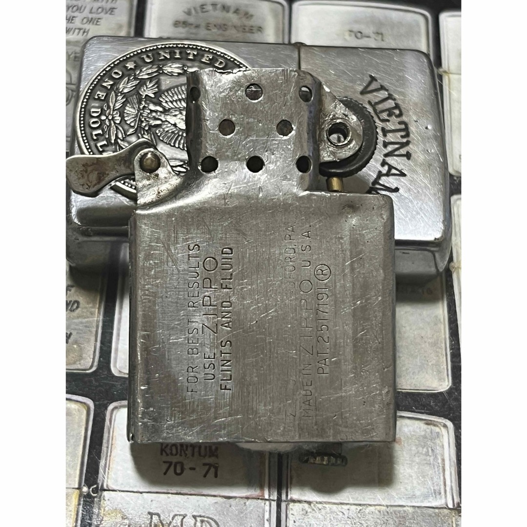 【ベトナムZIPPO】本物 1962年製ベトナムジッポー「メダル貼り」